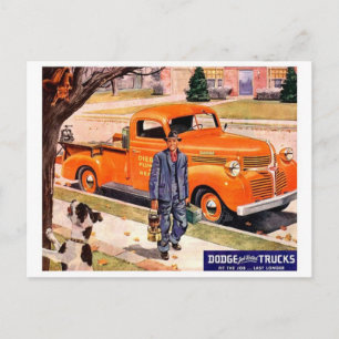 Klassische Automobil-Postkarte Postkarte