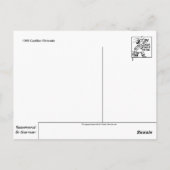 Klassische Automobil-Postkarte Postkarte (Rückseite)