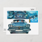 Klassische Automobil-Postkarte Postkarte (Vorne/Hinten)