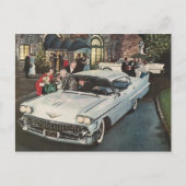 Klassische Automobil-Postkarte Postkarte (Vorderseite)