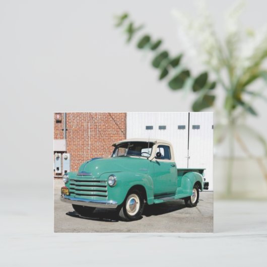 Klassische Automobil-Postkarte Postkarte (Stehend Vorderseite)