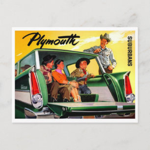 Klassische Automobil-Postkarte Postkarte