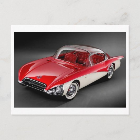 Klassische Automobil-Postkarte Postkarte (Vorderseite)