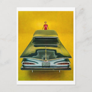 Klassische Automobil-Postkarte Postkarte