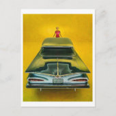 Klassische Automobil-Postkarte Postkarte (Vorderseite)