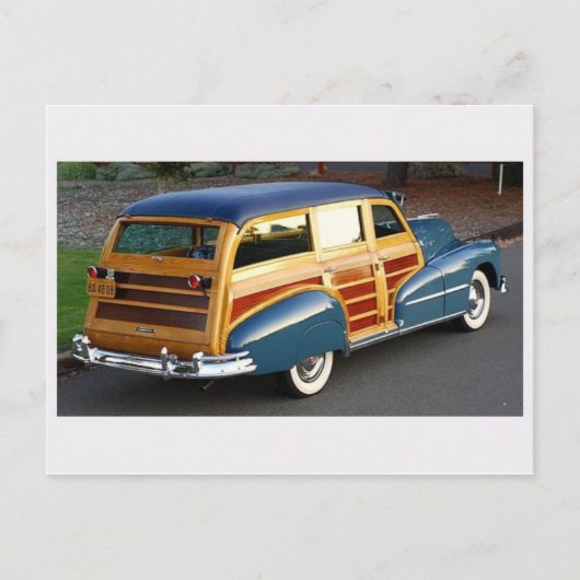 Klassische Automobil-Postkarte Postkarte (Vorderseite)