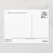 Klassische Automobil-Postkarte Postkarte (Rückseite)