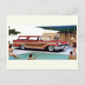 Klassische Automobil-Postkarte Postkarte (Vorderseite)