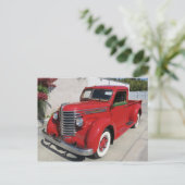 Klassische Automobil-Postkarte Postkarte (Stehend Vorderseite)