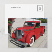 Klassische Automobil-Postkarte Postkarte (Vorne/Hinten)