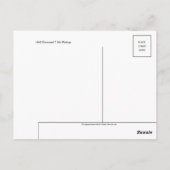 Klassische Automobil-Postkarte Postkarte (Rückseite)