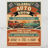 Klassische Automobilausstellung Flyer (Vorne)