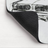Klassische Automobilskizze IV Mousepad (Ecke)