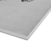 Klassische Automobilskizze IV Schneidebrett (Ecke)