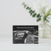 Klassische Automotive Luxury Business Cards Visitenkarte (Stehend Vorderseite)