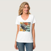 Klassische Automuster T-Shirt (Vorderseite Vollansicht)