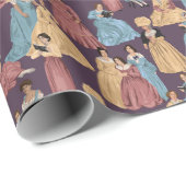 Klassische Autorinnen Geschenkpapier (Rolleneckpunkt)