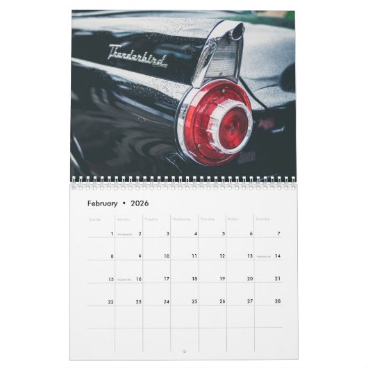 Klassische Autos 2026 - Kalender (Feb 2026)