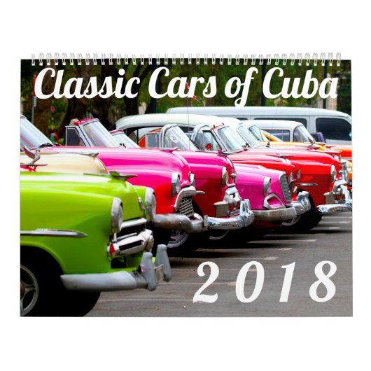Klassische Autos aus Kuba Kalender (Titelbild)