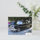 Klassische Autos aus Kuba Postkarte (Stehend Vorderseite)