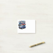 Klassische Autos der 50er und 60er Jahre Post-it Klebezettel (Auf Schreibtisch)