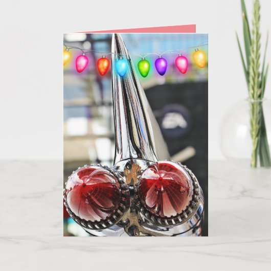 KLASSISCHE AUTOS FINS CADDY CHRISTMAS CARDS KARTE (Vorderseite)