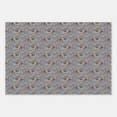 Klassische Autos Geschenkpapier Set (Vorderseite)