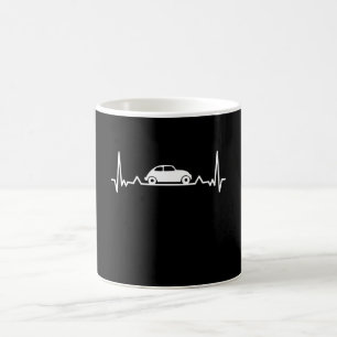 Klassische Autos Herzschlag Automotive Geschenk Kaffeetasse