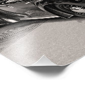 Klassische Autos in Saratoga Fotodruck (Ecke)