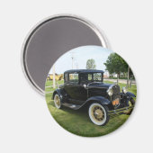 Klassische Autos Magnet (Vorderseite/Rückseite)