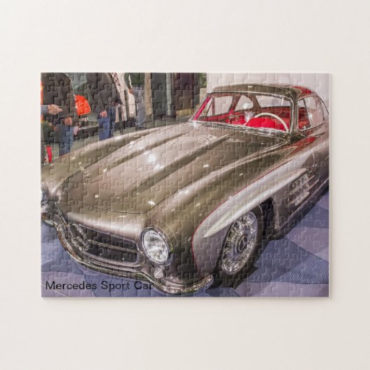 Klassische Autos - Mercedes-Sportwagen Puzzle (Horizontal)