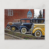 Klassische Autos Postkarte (Vorderseite)
