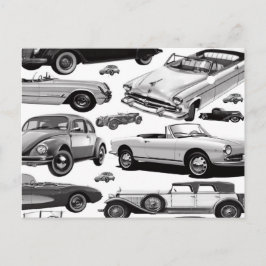 Klassische Autos Postkarte
