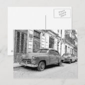 Klassische Autos Postkarte (Vorne/Hinten)