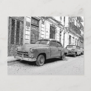 Klassische Autos Postkarte