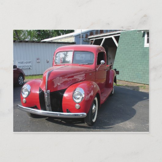 Klassische Autos Postkarte (Vorderseite)