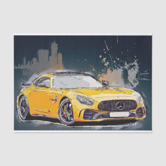 Klassische Autos Seidenpapier (Vorderseite)