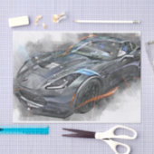 Klassische Autos Seidenpapier (Handwerk)