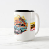 Klassische Autos Zweifarbige Tasse (VorderseiteRechts)
