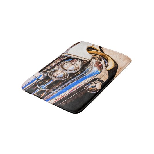 Klassische Autovergnügung Badematte (Schrägansicht)