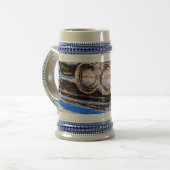 Klassische Autovergnügung Bierglas (Vorderseite Links)