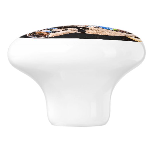 Klassische Autovergnügung Keramikknauf (Seitenansicht)