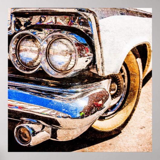 Klassische Autovergnügung Poster (Vorne)