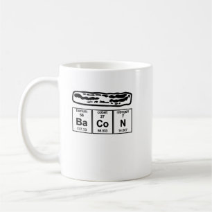 Klassische Bacon Strip Bacon Chemie Kaffeetasse