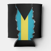 Klassische Bahamian-Flagge Dosenkühler (Vorderseite)