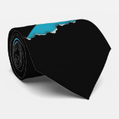 Klassische Bahamian-Flagge Krawatte (Gerollt)