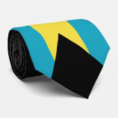 Klassische Bahamian-Flagge Krawatte (Gerollt)