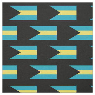 Klassische bahamische Flagge Stoff