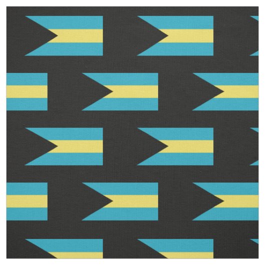 Klassische bahamische Flagge Stoff (Muster)