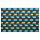 Klassische bahamische Flagge Stoff (Fat Quarter (45,7 x 55,9 cm))